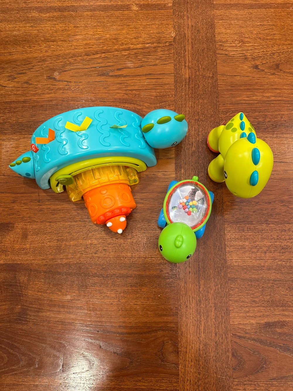 Fisher Price Paradise Pals Dino Stacking Toy & Clicker, Poppity Pop Turtle